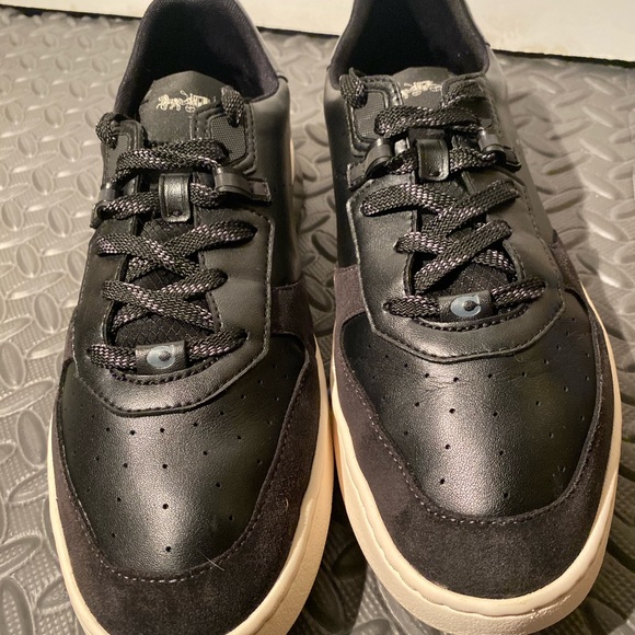 Coach Citysole Court Leather Sneaker Black size 12.5 D Shoes - Picture 2 of 7